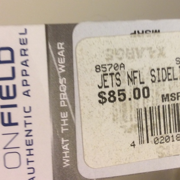 Jets NFL Static Storm Hoodie XL Reebok - Picture 3 of 8